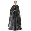 Dwrepo Camouflage Halloween Hooded Cloak Full Length Adult Vampire Witch Cape for Halloween Cosplay Costumes view 3