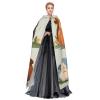 Dwrepo Animal Illustration Halloween Hooded Cloak Full Length Adult Vampire Witch Cape for Halloween Cosplay Costumes view 3
