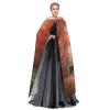 Dwrepo Eiffel Tower Halloween Hooded Cloak Full Length Adult Vampire Witch Cape for Halloween Cosplay Costumes view 3