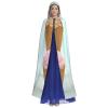 Dwrepo Ice Cream Cones Halloween Hooded Cloak Full Length Adult Vampire Witch Cape for Halloween Cosplay Costumes view 2