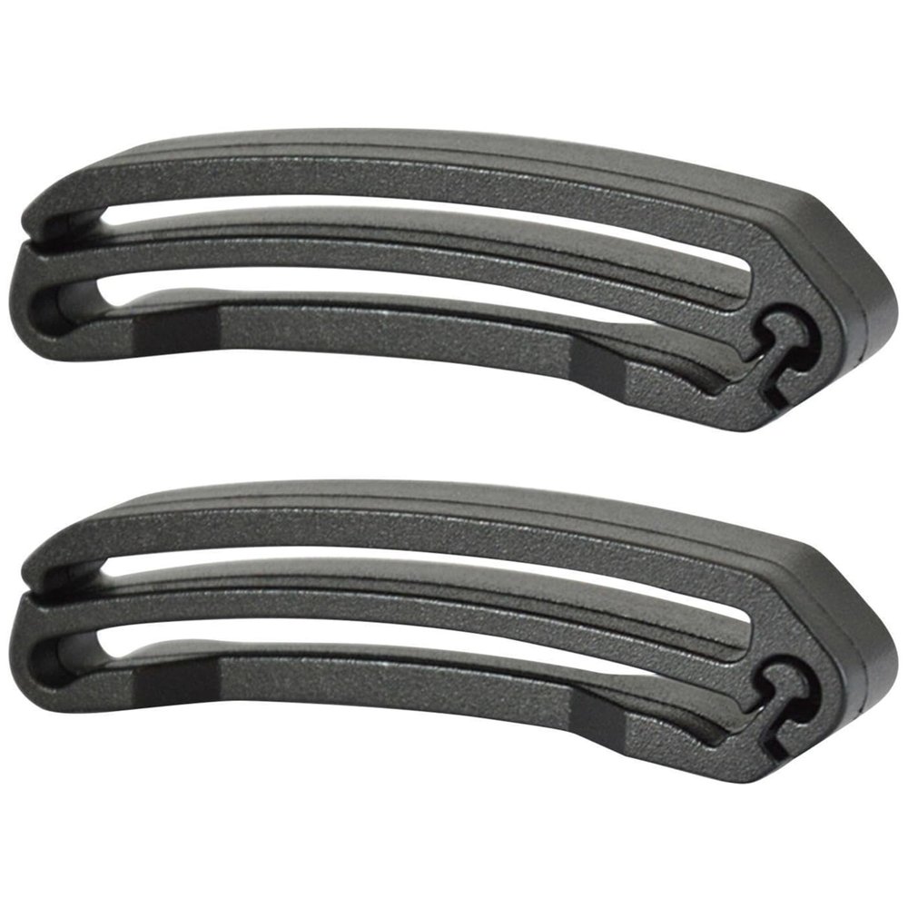 2 Pcs Backpack Webbing Strap Belt, Backpack Strap Keeper Lightweight Strap Supplies, Tri Glide Slide Webbing Strap Keeper Webbing Connecting Clip Webbing Ending Clip Plaastic Slide Buckle for Bag
