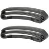 2 Pcs Backpack Webbing Strap Belt, Backpack Strap Keeper Lightweight Strap Supplies, Tri Glide Slide Webbing Strap Keeper Webbing Connecting Clip Webbing Ending Clip Plaastic Slide Buckle for Bag view 1