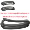 2 Pcs Backpack Webbing Strap Belt, Backpack Strap Keeper Lightweight Strap Supplies, Tri Glide Slide Webbing Strap Keeper Webbing Connecting Clip Webbing Ending Clip Plaastic Slide Buckle for Bag view 3