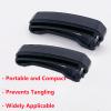 2 Pcs Backpack Webbing Strap Belt, Backpack Strap Keeper Lightweight Strap Supplies, Tri Glide Slide Webbing Strap Keeper Webbing Connecting Clip Webbing Ending Clip Plaastic Slide Buckle for Bag view 4