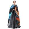 Dwrepo Ice and Fire Dragons Halloween Hooded Cloak Full Length Adult Vampire Witch Cape for Halloween Cosplay Costumes view 3