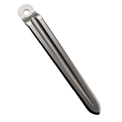 AYULL 1PC Deep Carry Pocket Clip Fits for Chris Reeve, CNC Titanium Integrated Back Clip DIY Replacement Accessory