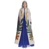 Dwrepo Cute Little Hedgehog Halloween Hooded Cloak Full Length Adult Vampire Witch Cape for Halloween Cosplay Costumes view 2
