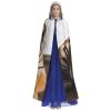 Dwrepo Big Tiger Halloween Hooded Cloak Full Length Adult Vampire Witch Cape for Halloween Cosplay Costumes view 2