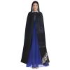 Dwrepo Eiffel tower Halloween Hooded Cloak Full Length Adult Vampire Witch Cape for Halloween Cosplay Costumes view 2