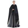Dwrepo Eiffel tower Halloween Hooded Cloak Full Length Adult Vampire Witch Cape for Halloween Cosplay Costumes view 3