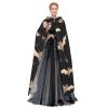Dwrepo Halloween Flying Bats Halloween Hooded Cloak Full Length Adult Vampire Witch Cape for Halloween Cosplay Costumes view 3