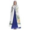 Dwrepo Cute Elephant with Wreath and Little Duck Halloween Hooded Cloak Full Length Adult Vampire Witch Cape for Halloween Cosplay Costumes view 2