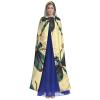 Dwrepo Dragonfly Halloween Hooded Cloak Full Length Adult Vampire Witch Cape for Halloween Cosplay Costumes view 2