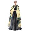 Dwrepo Dragonfly Halloween Hooded Cloak Full Length Adult Vampire Witch Cape for Halloween Cosplay Costumes view 3
