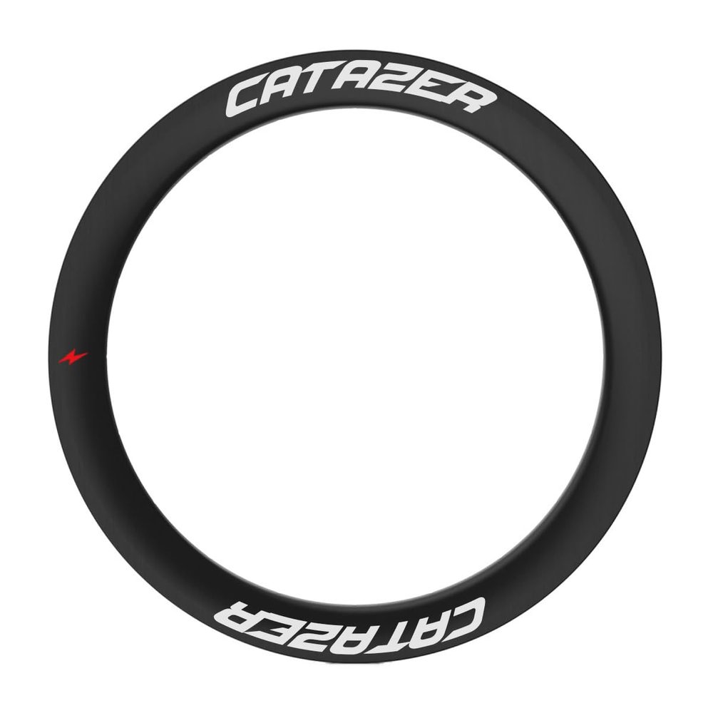 700C Carbon 49mm Depth Wheel Rim, CATAZER 31mm Carbon Fiber Lightweight Durable Tubeless Bicycle Rims for Gravel/CX Road Bike
