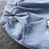 Infant Baby Girls Boys Kids Denim High Waist Loose Double Harem Pocket Pants Trousers Fall (Light Blue, 4-5 Years) view 4