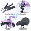 FOMAS Cruiser Bike 26 inch 7 Speed Beach Bicycle Dual V Brake City Commuter Bike Steel Frame Cruiser Bike for Adult Men Women Purple view 4