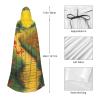 WHJWZY Poppies Field Yellow Brick Road Printing aldult Halloween Hooded Cloak for men and womenused for parties prom view 4