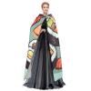 Dwrepo Sushi Halloween Hooded Cloak Full Length Adult Vampire Witch Cape for Halloween Cosplay Costumes view 3
