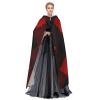 Dwrepo Plaid Red and Black Halloween Hooded Cloak Full Length Adult Vampire Witch Cape for Halloween Cosplay Costumes view 3