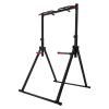 Power Tower Pull Up Dip Station, Foldable Workout Bar Station Training Fitness Equipment, Triangular Structure, Adjustable Height, 440lbs Capacity for for Home Gym Workout view 1
