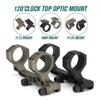 30/34mm Tube Scopes Mount with 12 O'clock TOP Optic T1,T2/RMR/P1,P2 Mount Plate Red Dot Sight BaseTactical Integrated Interface Modular Mount1.54/1.7/1.93" Centerline Heightfor 20mm Picatinny Rail view 2