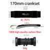 MEROCA Mountain Bike Crankset, 170mm Crank, Carbon Crank, 32T-38T Single Speed MTB Cranks, QF170mm, 3-Bolt, Direct Mount, Dub Axis (34T) view 4