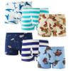 Family Feeling 6 Packs Prints Little Boys' Cotton Boxer Brief Underwear Size 6 view 1