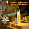 Foldable Camping Light Rechargeable Lantern with 2 Bluetooth Speakers,10000mAh Power Bank,Portable Flashlight with Removable Hook,IP54 Waterproof,1000LM,5 Modes for Camping, Hiking, Fishing,Emergency view 3