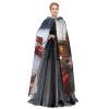 Dwrepo Merry Christmas House Halloween Hooded Cloak Full Length Adult Vampire Witch Cape for Halloween Cosplay Costumes view 3