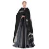 Dwrepo Soccer Black Halloween Hooded Cloak Full Length Adult Vampire Witch Cape for Halloween Cosplay Costumes view 3