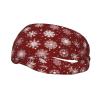 Merry Christmas Headbands Snowflake Sweatband Fashion Summer Hair Bands for Tennis,Basketball,Running,Gym,Working Out view 1