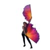 HDNSAUD Worship Flags with Rods Spinning Silk Veil Flag Scarf Ribbon Play 100% Silk Scarf for Belly Dance Outdoor Flags for Dance(Style I) view 1