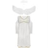 Lorilida 3 Pcs Halloween Angel Costume for Woman White Angel Gown with Headband and White Wing Ivory XX-Large view 3