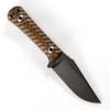 JEABROTHER Knives DC53 Steel EDC Tactical Fixed Blade Knife G10 Handle with kydex sheath for Men Camping Survival Hunting Outdoor (Black+Brown) view 2