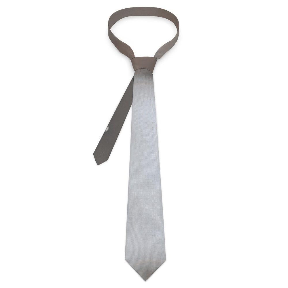VFMNT Men's Necktie Standing in The Snow Neck Tie Men's Tie Novelty Necktie Skinny Tie for Wedding Groom Party