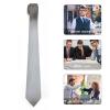 VFMNT Men's Necktie Standing in The Snow Neck Tie Men's Tie Novelty Necktie Skinny Tie for Wedding Groom Party view 4