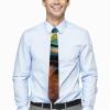 VFMNT Men's Necktie Fireflies And Lantern Neck Tie Men's Tie Novelty Necktie Skinny Tie for Wedding Groom Party view 3