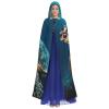 Dwrepo Sea Turtle Halloween Hooded Cloak Full Length Adult Vampire Witch Cape for Halloween Cosplay Costumes view 2