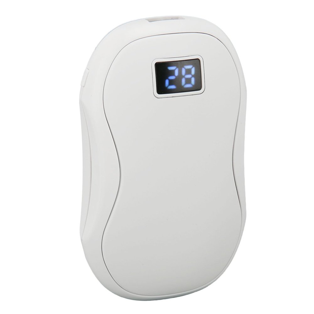 Electric Hand Warmer Autumn Winter 4060 Adjustable USB Rechargeable Hand Warmer with Digital Display for Home Travel