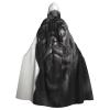 Dwrepo Cute Black Pug Dog Halloween Hooded Cloak Full Length Adult Vampire Witch Cape for Halloween Cosplay Costumes view 1