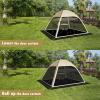 Screen Tent with Removable Floor, Siebwin Large 10'x10' Gazebos with Mosquito Netting and Removable Floor Sunproof Outdoor Canopy Tent for Backyard Party Outside Activities 1-Person Setup view 3