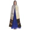Dwrepo Eiffel Tower Halloween Hooded Cloak Full Length Adult Vampire Witch Cape for Halloween Cosplay Costumes view 2