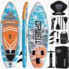 UPWELL 106Inflatable Stand Up Paddle Board with Seat, SUP Inflatable Paddle Boards for Adults Paddleboards, Cosmos view 1