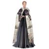 Dwrepo French Paris Tour Eiffel Tower Halloween Hooded Cloak Full Length Adult Vampire Witch Cape for Halloween Cosplay Costumes view 3