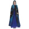 Dwrepo Skeleton on the water Halloween Hooded Cloak Full Length Adult Vampire Witch Cape for Halloween Cosplay Costumes view 2