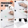Drydiet 300 Pcs Basketball Sticky Adhesive Mat Replacement Sheets Clean Tacky Floor Mats Replacement Sheet Courtside Basketball Court Accessory for Remove Dust Dirt from Shoe (Transparent) view 3