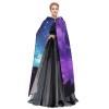 Dwrepo Purple Starry Sky Halloween Hooded Cloak Full Length Adult Vampire Witch Cape for Halloween Cosplay Costumes view 3