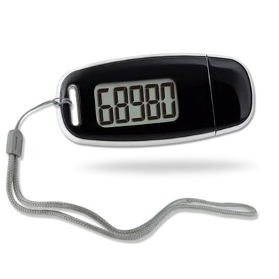 3D Pedometer Step Counter with LED Backlight USB Rechargeable Step with Removable Lanyard Accuratel Pedometers for Walking Black Sports Equipment