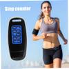 3D Pedometer Step Counter with LED Backlight USB Rechargeable Step with Removable Lanyard Accuratel Pedometers for Walking Black Sports Equipment view 3